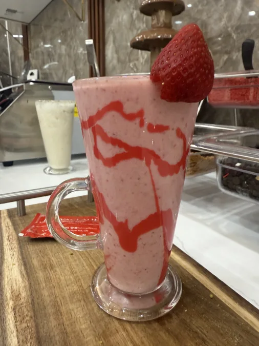 Strawberry milkshake